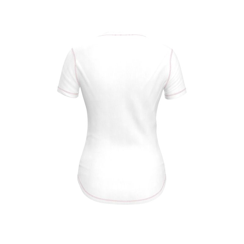 "AMOUR" T-shirt in 160g Recycled Poly Jersey, Round Neck