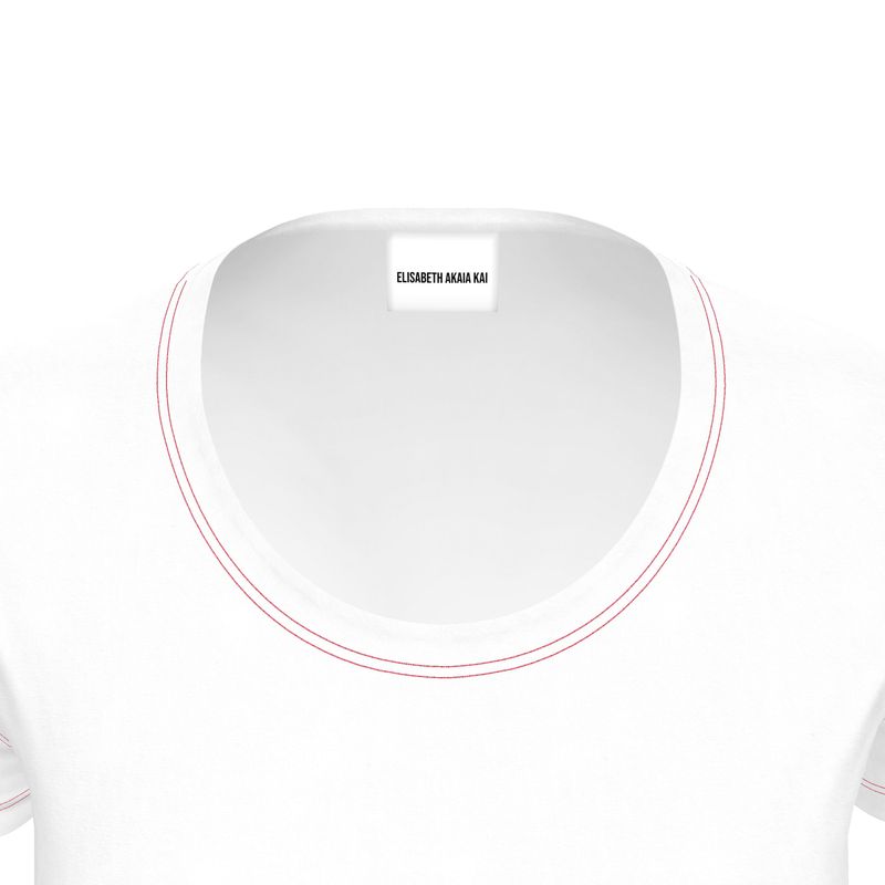 "AMOUR" T-shirt in 160g Recycled Poly Jersey, Round Neck