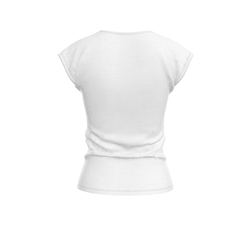 T-shirt Femme Blanc "Me*de, je t'aime"