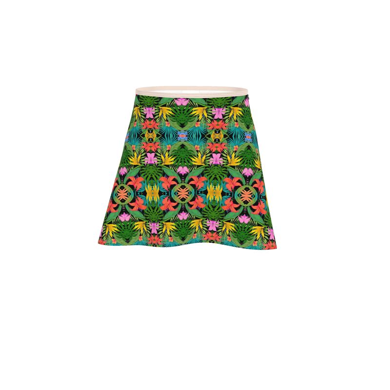 Short Skater Skirt “Florialis” 