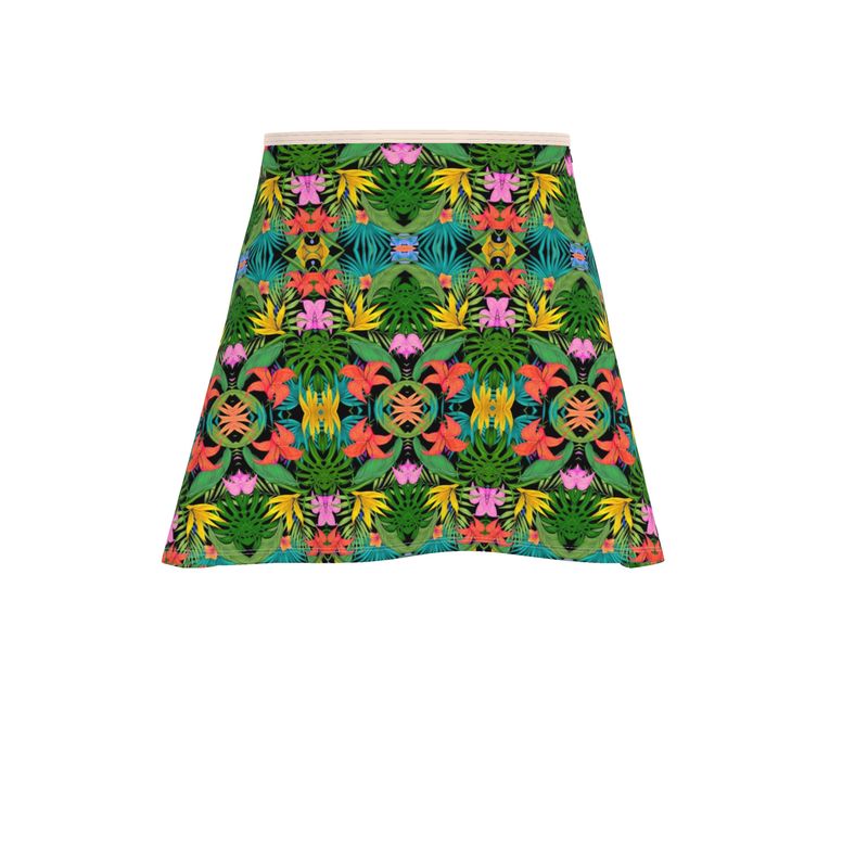 Short Skater Skirt “Florialis” 