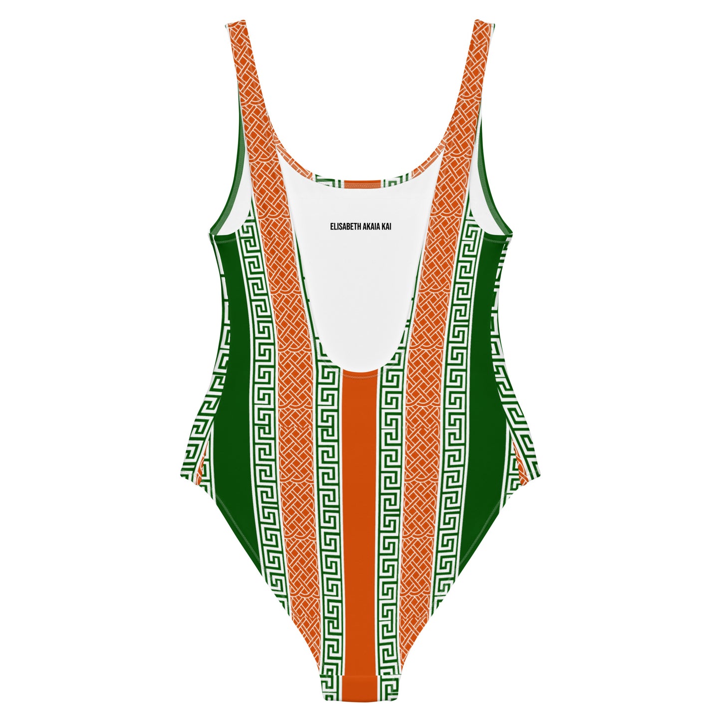 Maillot de Bain une Pièce "Undas Gladiatores" (Orange)