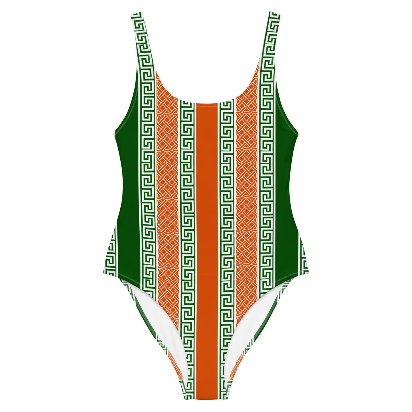 Maillot de Bain une Pièce "Undas Gladiatores" (Orange)