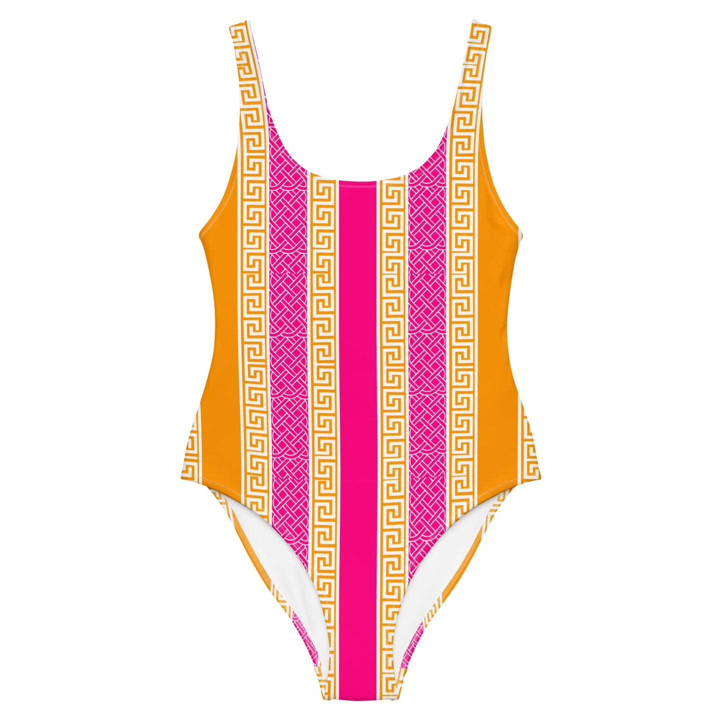 "Undas Gladiatores" One-Piece Swimsuit (Orange)