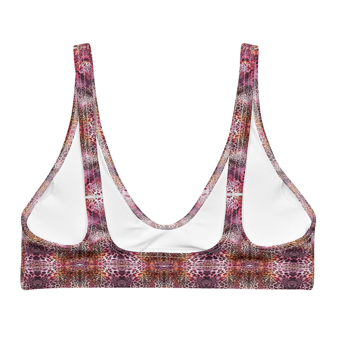 Eco-responsible swimsuit top "Equus Rosaceus"