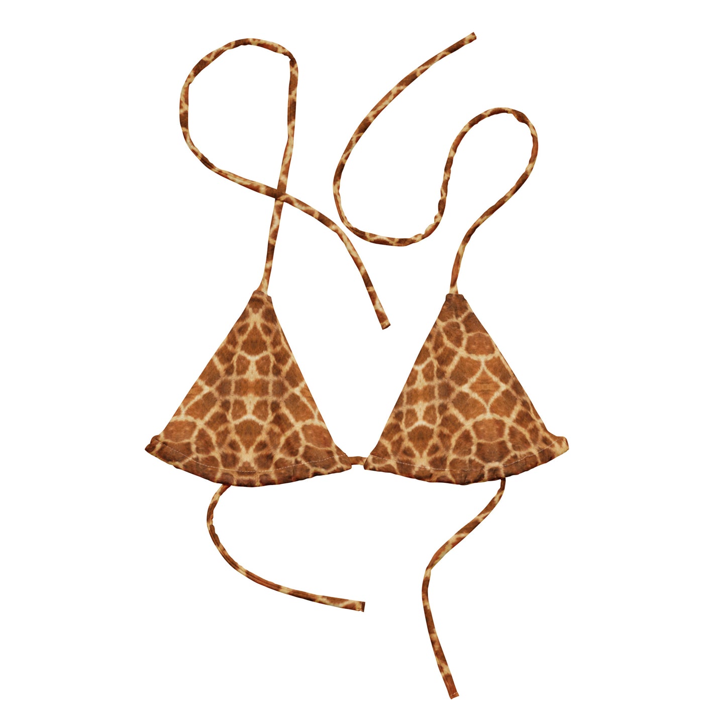 Eco-responsible padded “Camelopardalis” swimsuit top