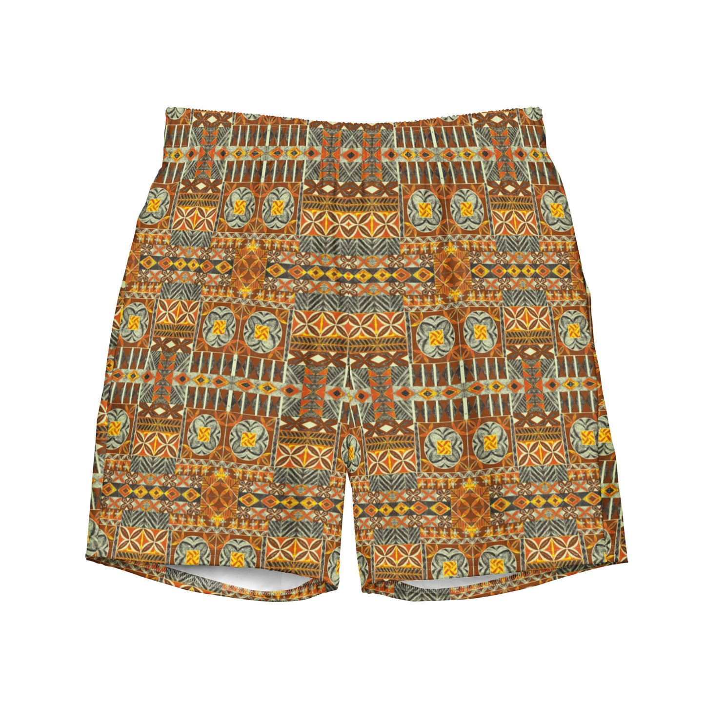 Short de Bain Homme - Rêve d’Azalée | Confort Extensible & Motif Ethnique Exclusif