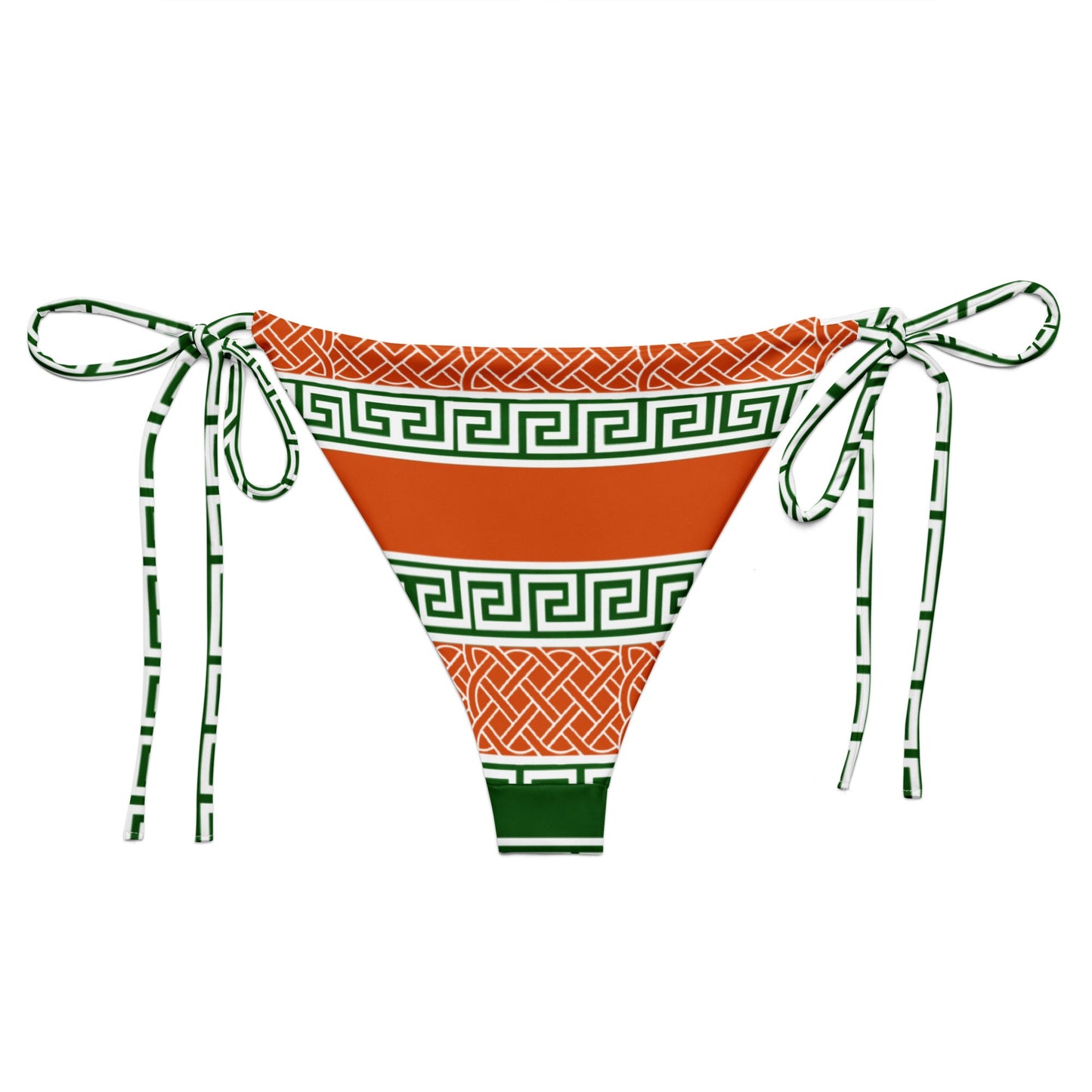 Bas de Maillot de Bain Bikini Rembourré "Undas Gladiatores" Éco-responsable (Orange) - Élisabeth Akaïa Kaï