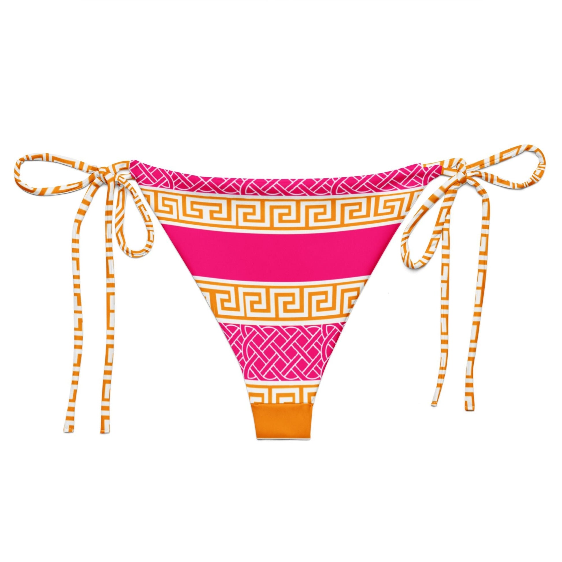 Bas de Maillot de Bain Bikini Rembourré "Undas Gladiatores" Éco - responsable (Rose) - Élisabeth Akaïa Kaï