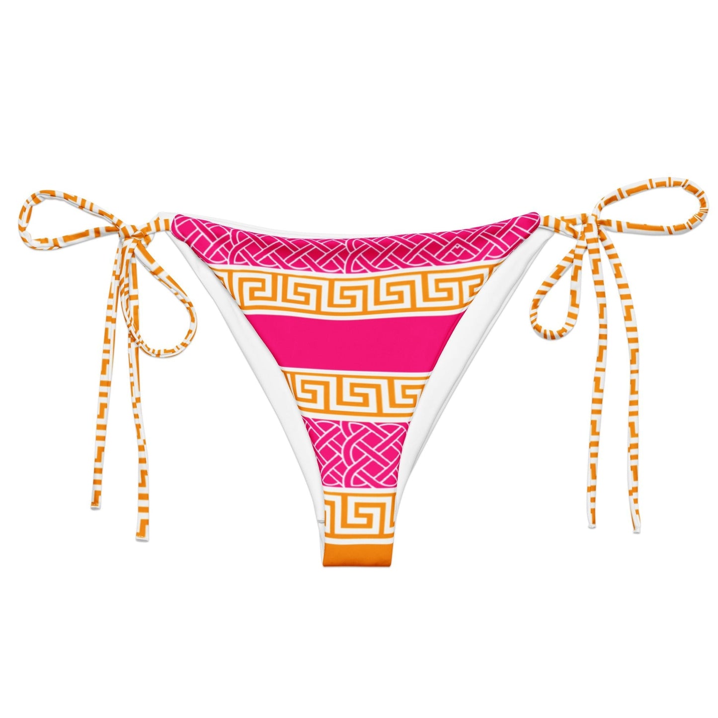 Bas de Maillot de Bain Bikini Rembourré "Undas Gladiatores" Éco - responsable (Rose) - Élisabeth Akaïa Kaï