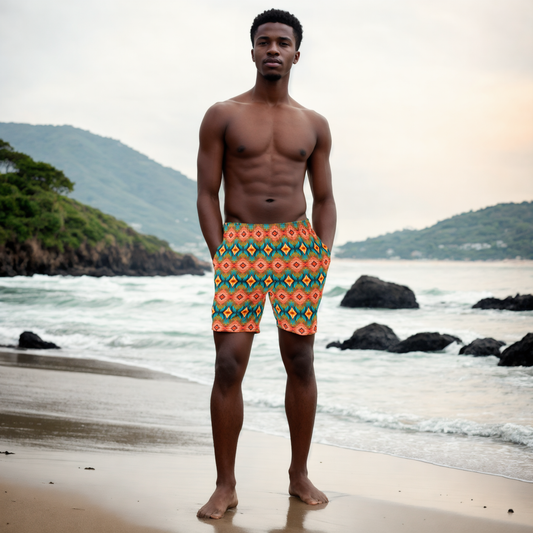 “Ara macao” swimsuit for men