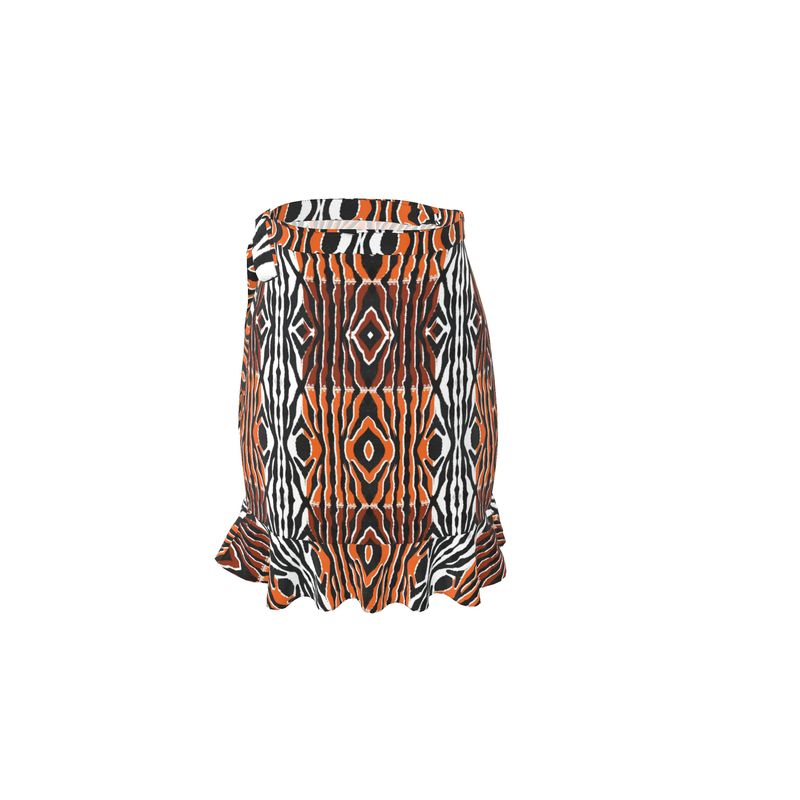 QUAGGA - Short ruffled skirt