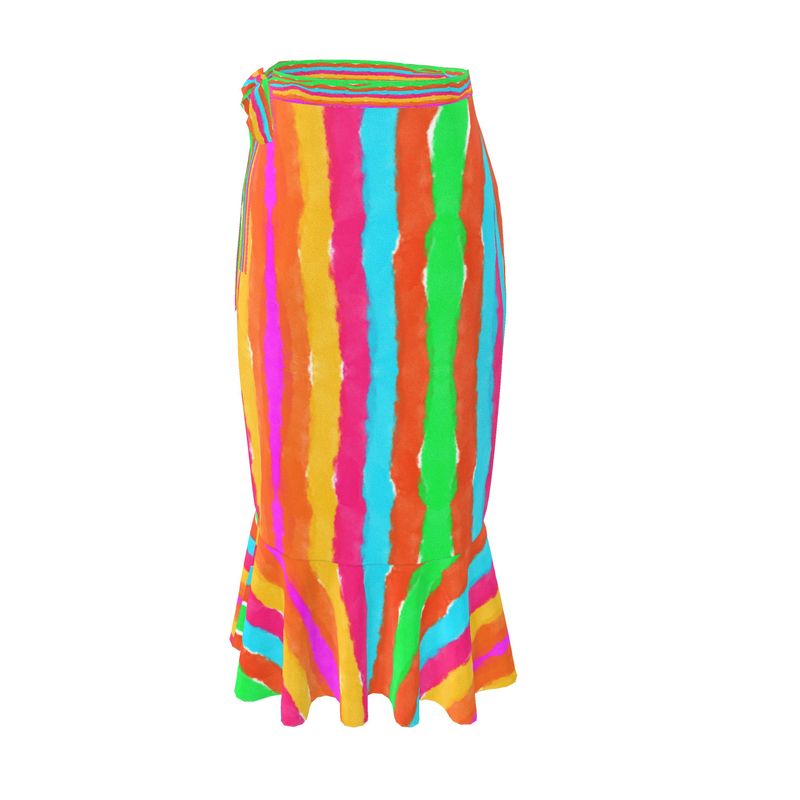 LAETITIA - Long ruffled skirt