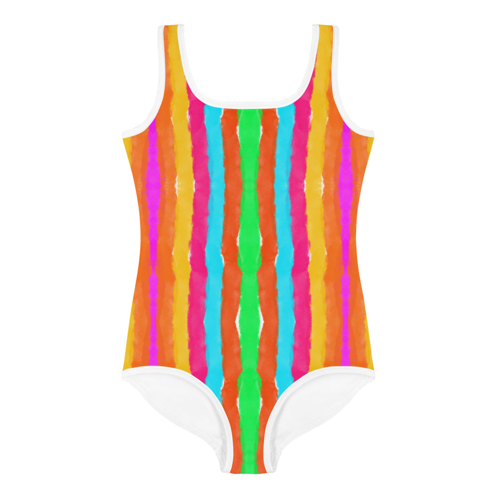 LAETITIA - Girls' Swimsuit, All Over Print
