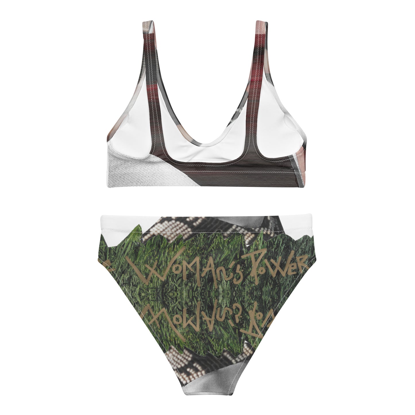 THE WOMAN'S POWER - Eco-responsible high-waisted swimsuit