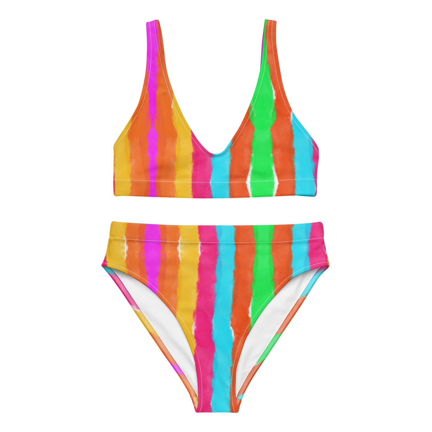 LAETITIA - Eco-responsible high-waisted swimsuit