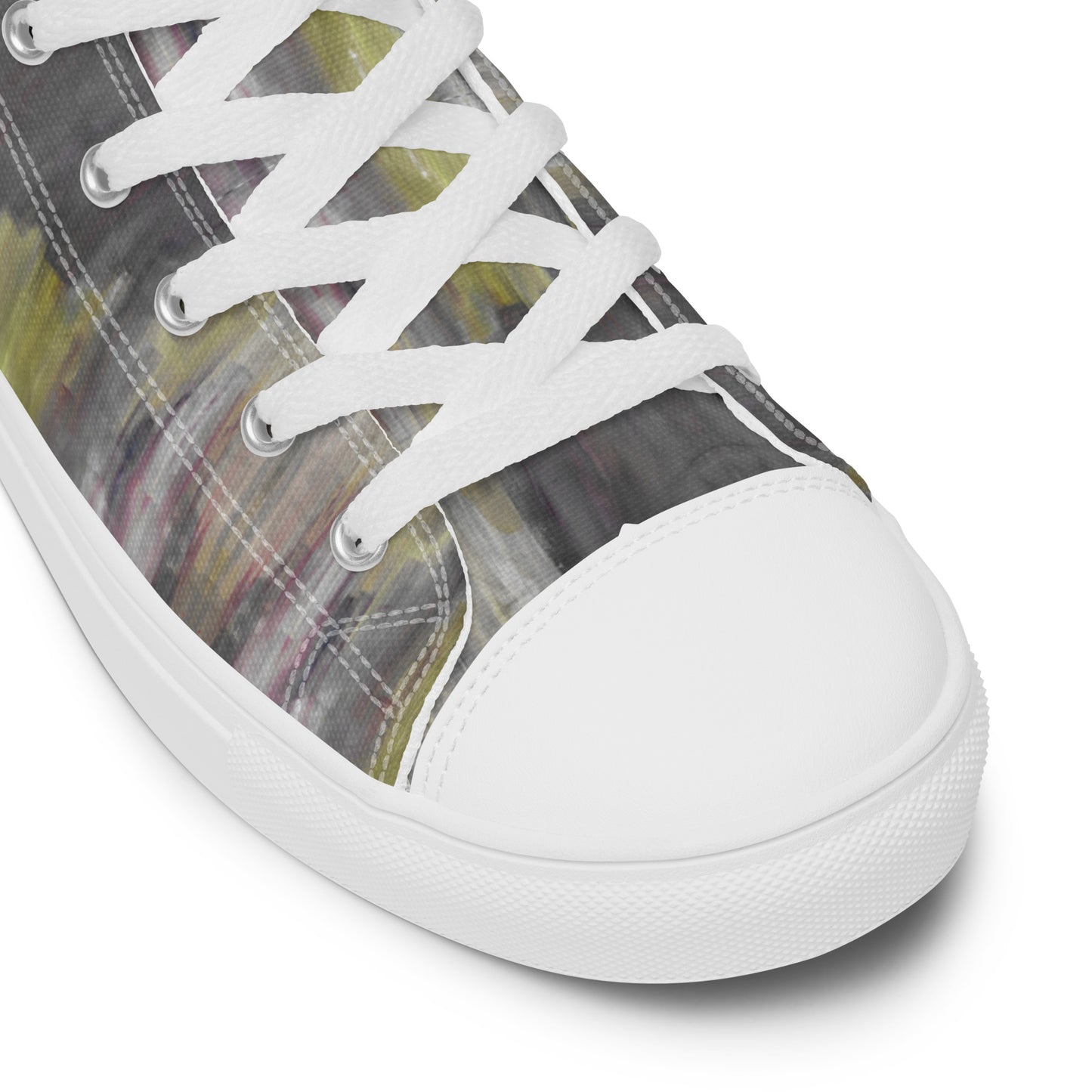 MERCURE - Women's high-top canvas trainers