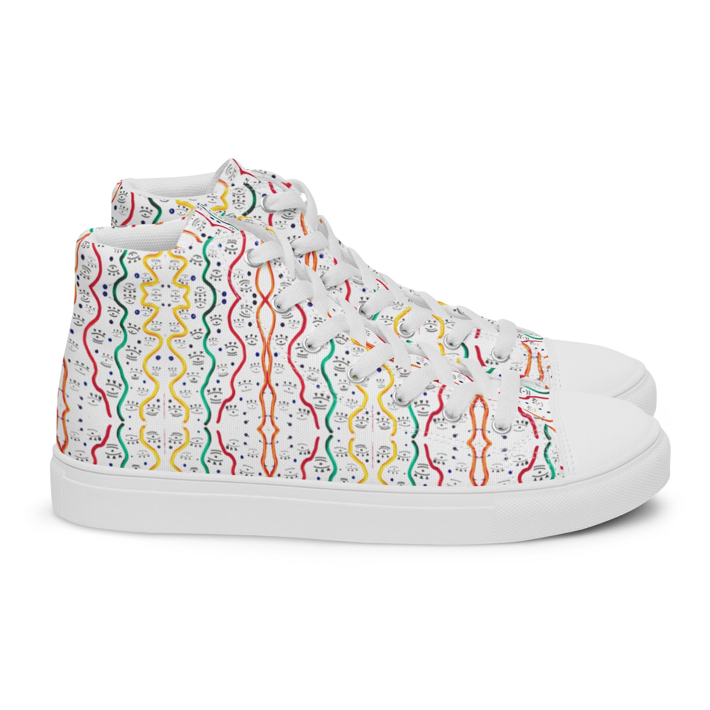THE EYE - Women's high-top canvas trainers